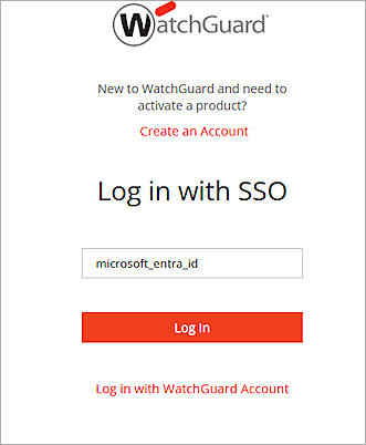Screenshot of WGC, test sso